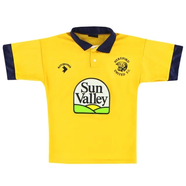 1991-93 Hereford Away Shirt Y - Other Non League Clubs / Excellent / Youth