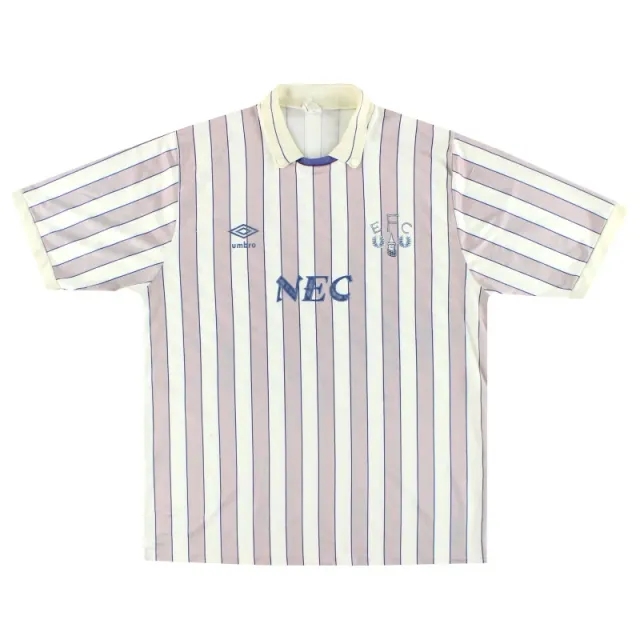 1988-91 Everton Umbro Away Shirt L - Everton / Very good / Large