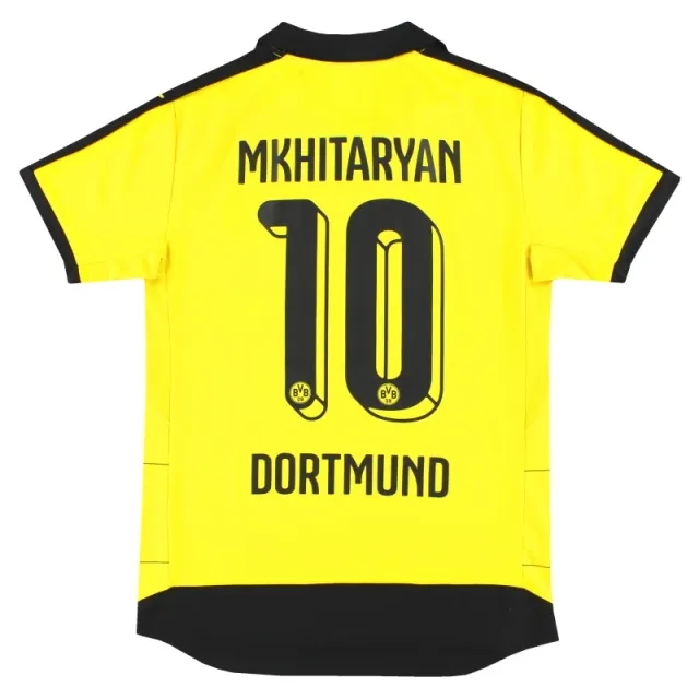 2015-16 Borussia Dortmund Puma Home Shirt Mkhitaryan #10 S - Dortmund / Excellent / Small