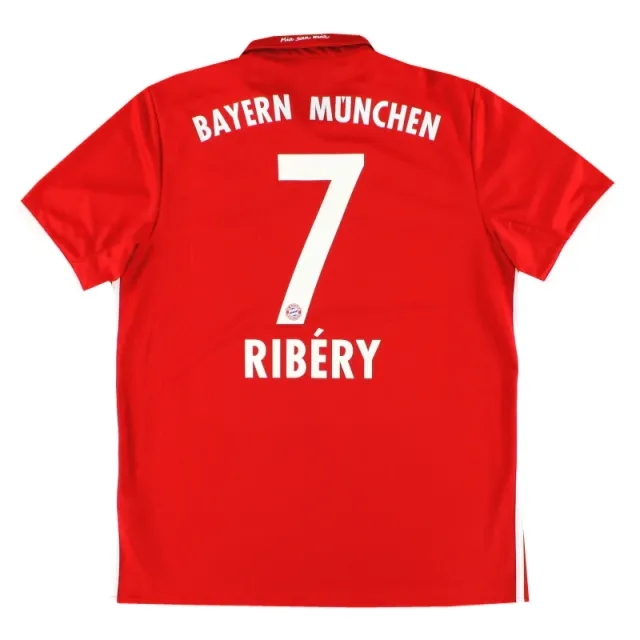 2016-17 Bayern Munich adidas Away Shirt Ribery #7 L - Bayern Munich / Mint / Large