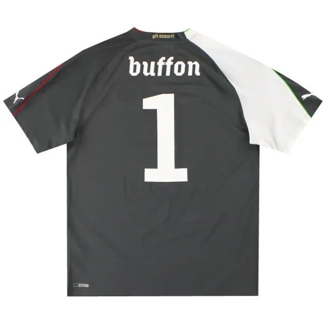 2010-11 Italy Puma Goalkeeper Shirt Buffon #1 *BNIB* - Italy / BNIB / Large