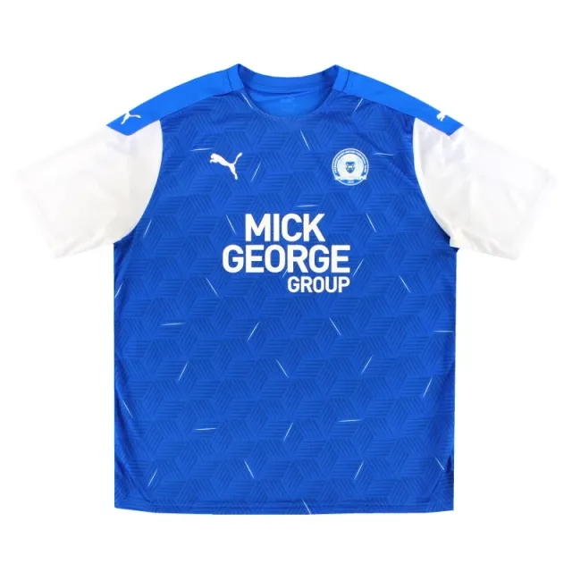 2020-21 Peterborough Puma Home Shirt XXL - Peterborough United / Excellent / XXL