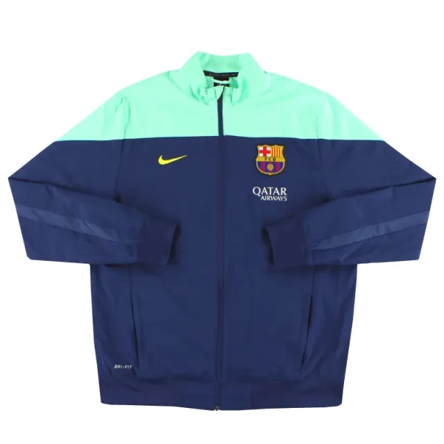 2013-14 Barcelona Nike Squad Track Jacket L - Barcelona / Excellent / Large