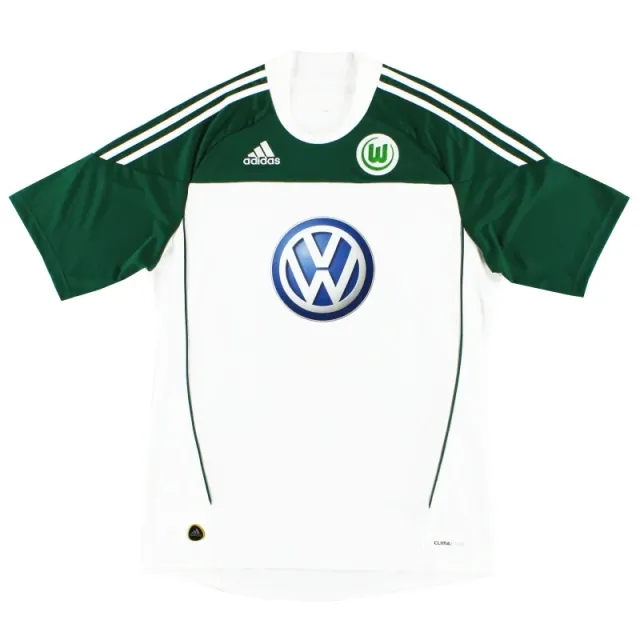 2010-11 Wolfsburg adidas Home Shirt M - Other German Clubs / Excellent / Medium