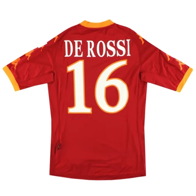 2010-11 Roma Kappa Player Issue Home Shirt De Rossi #16 *w/tags* M - Roma / w/tags / Medium