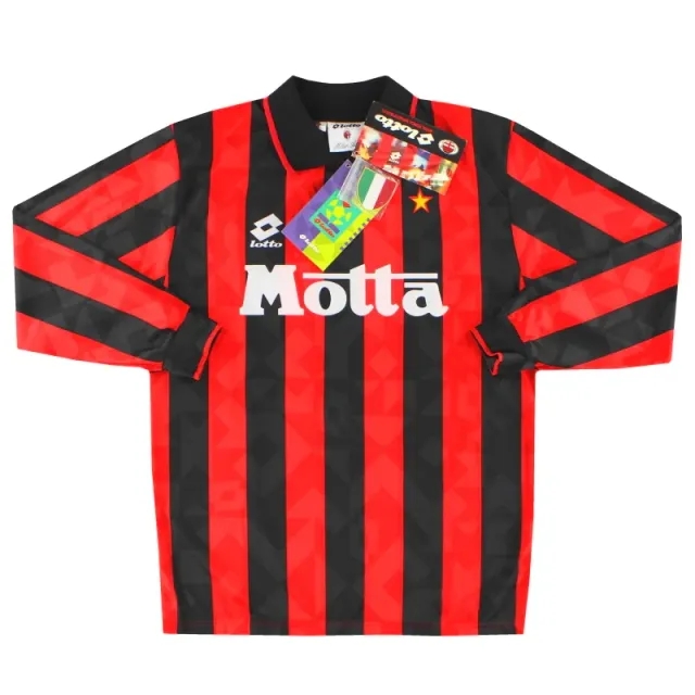 1993-94 AC Milan Lotto Home Shirt L/S *w/tags* M - AC Milan / w/tags / Medium