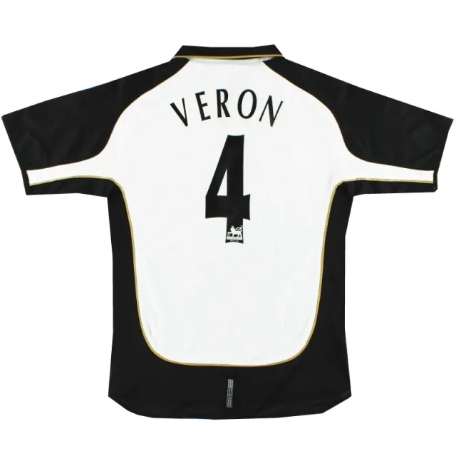 2001-02 Manchester United Umbro Centenary Shirt Veron #4 XL - Manchester United / Excellent / XL