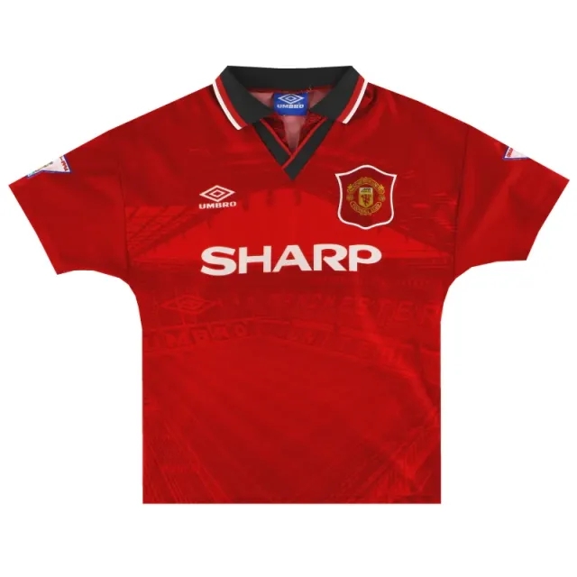 1994-96 Manchester United Umbro Home Shirt Y - Manchester United / Very good / Youth