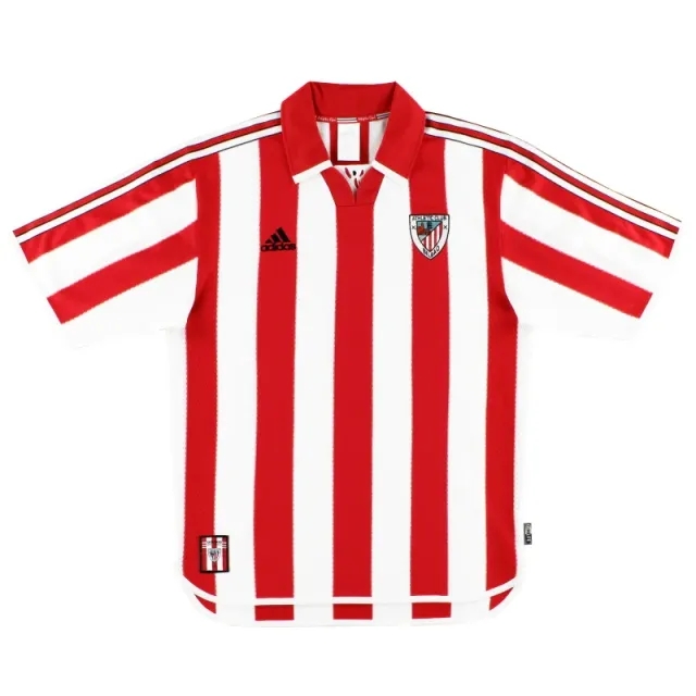 1999-01 Athletic Bilbao adidas Home Shirt XL.Boys - Athletic Bilbao / Very Good / XL Boys