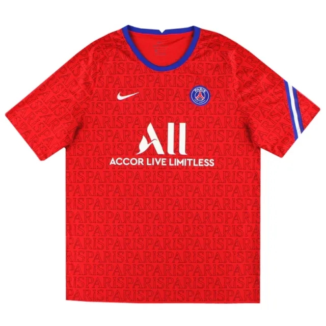 2020-21 Paris Saint-Germain Nike Breathe Pre-Match Shirt *Mint* XL - Paris Saint-Germain / Mint / XL