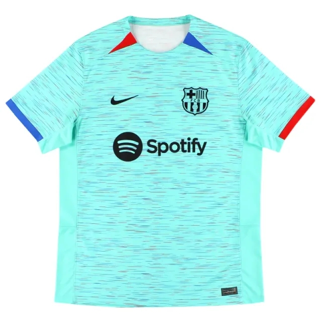 2023-24 Barcelona Nike Third Shirt *Mint* L - Barcelona / Mint / Large
