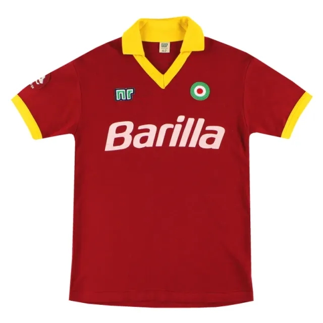 1987-88 Roma Home Shirt *Mint* L - Roma / As New / Large