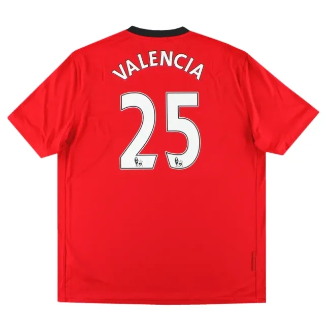 2009-10 Manchester United Nike Home Shirt Valencia #25 *w/tags* XXL - Manchester United / w/tags / XXL