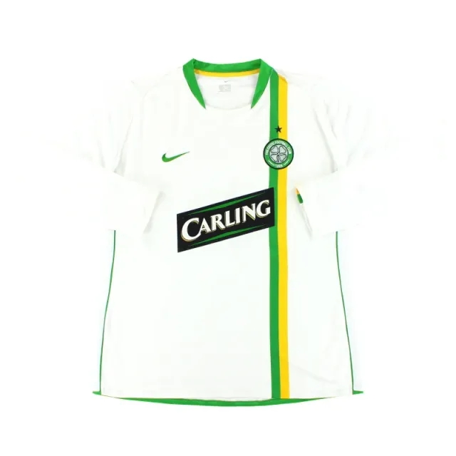 2006-08 Celtic Nike Player Issue European Shirt L/S XL - Celtic / Excellent / XL