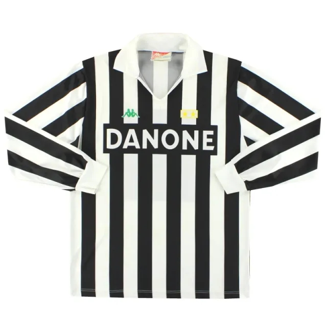 1992-94 Juventus Kappa Home Shirt #10 L/S L - Juventus / Very Good / Large