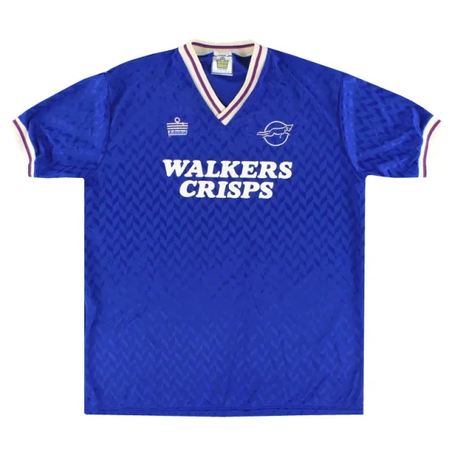 1987-88 Leicester City Admiral Home Shirt *Mint* L/XL - Leicester City / Mint / Large/XL