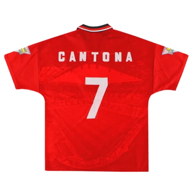 1994-96 Manchester United Umbro Home Shirt Cantona #7 L - Manchester United / Very Good / Large