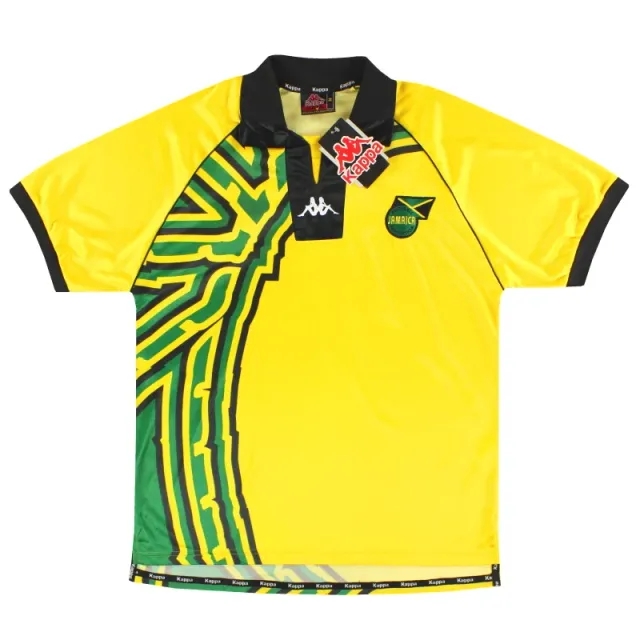 1998-00 Jamaica Kappa Home Shirt *w/tags* M - Jamaica / w/tags / Medium