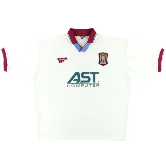 1996-98 Aston Villa Reebok Away Shirt #8 XL - Aston Villa / Excellent / XL