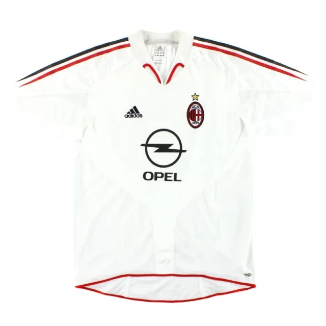 2004-05 AC Milan adidas Player Issue Away Shirt #3 *Mint* L - AC Milan / Mint / Large