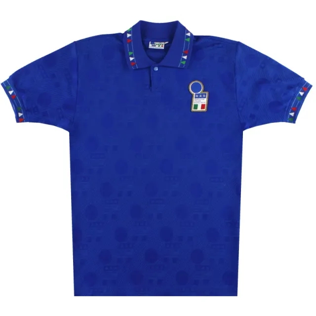 1993-94 Italy Diadora Home Shirt XL - Italy / Very good / XL