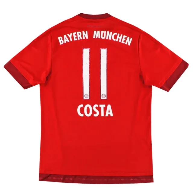 2015-16 Bayern Munich adidas Home Shirt Costa #11 M - Bayern Munich / Very good / Medium