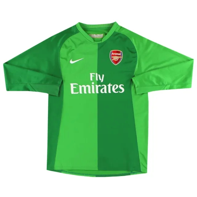 2006-08 Arsenal Nike Goalkeeper Shirt L/S S - Arsenal / Very good / Small