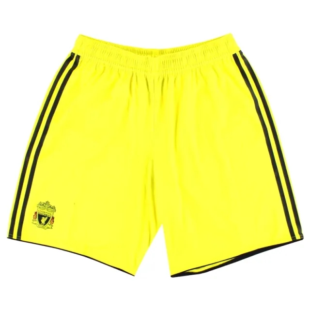 2010-11 Liverpool adidas Goalkeeper Shorts L - Liverpool / Excellent / Large