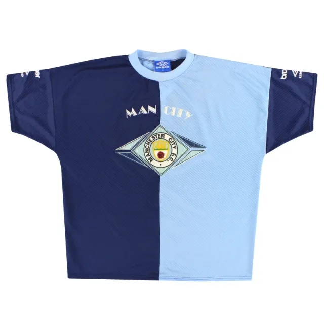 1994-96 Manchester City Umbro Training Shirt XL - Manchester City / Excellent / XL