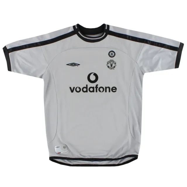 2001-02 Manchester United Umbro Centenary Goalkeeper Shirt M.Boys - Manchester United / Excellent / Youth