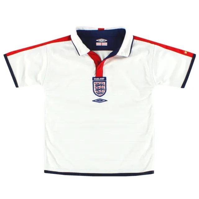 2003-05 England Umbro Home Shirt 4-5 Years - England / Excellent / 4-5 Years