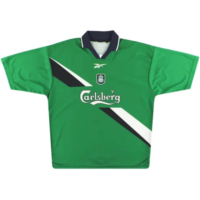 1999-01 Liverpool Reebok Away Shirt *Mint* L - Liverpool / Mint / Large