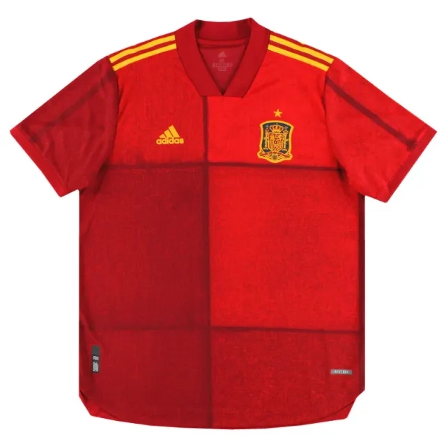 2020-21 Spain adidas Authentic Home Shirt *Mint* XL - Spain / Mint / XL