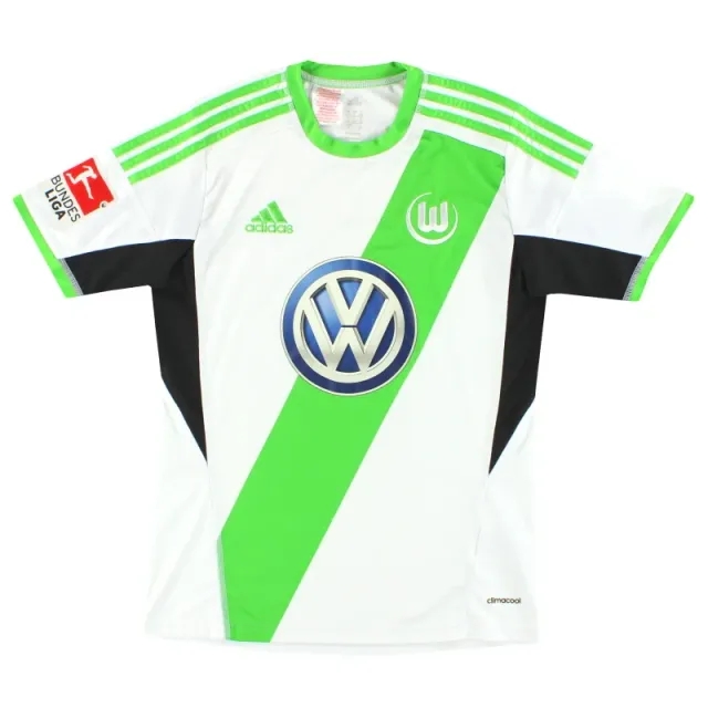 2013-14 Wolfsburg adidas Home Shirt L.Boys - Other German Clubs / Excellent / Large Boys