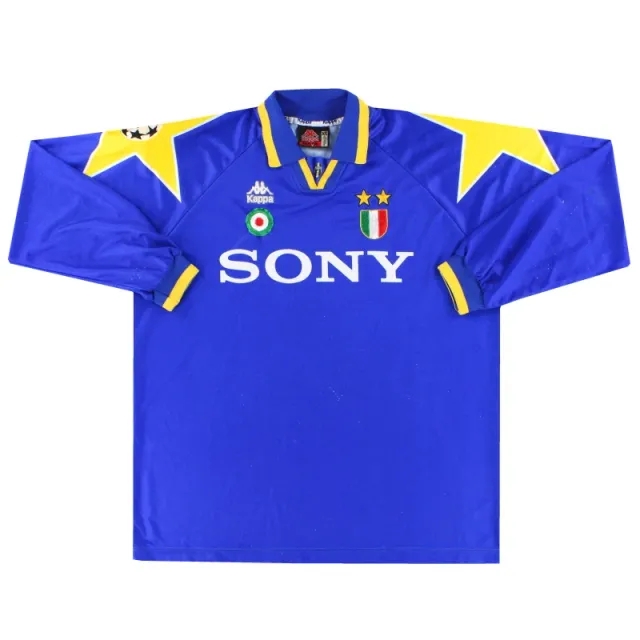 1995-96 Juventus Kappa Away Shirt L/S XL - Juventus / Very Good / XL