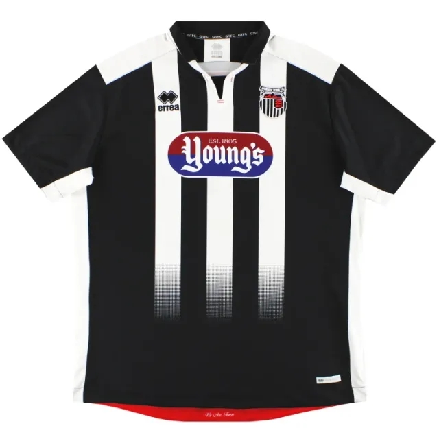 2019-20 Grimsby Town Macron Home Shirt XXXL - Grimsby Town / Excellent / XXXL