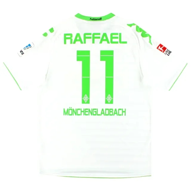 2013-14 Borussia Monchengladbach Kappa Home Shirt Raffael #11 *Mint* L - Borussia Monchengladbach / Mint / Large