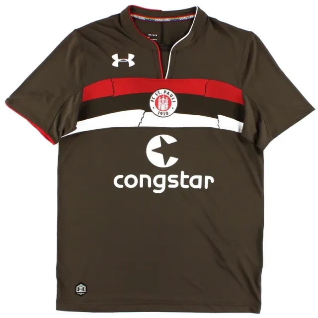2018-19 FC St. Pauli Under Armour Home Shirt *As New* S - Other German Clubs / As New / Small