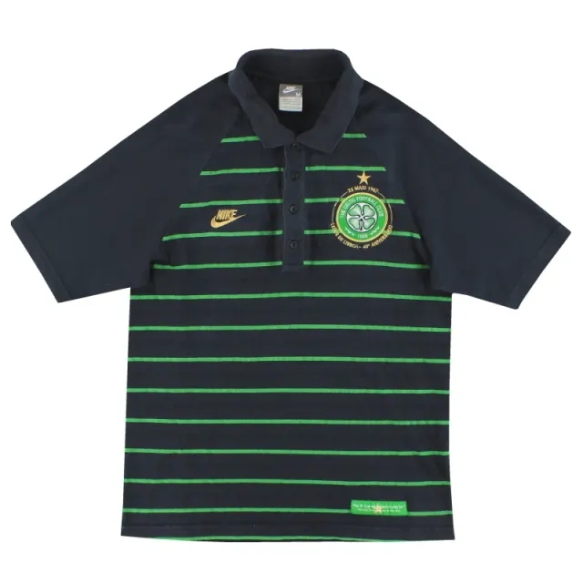 2007-08 Celtic Nike Polo Shirt M - Celtic / w/tags / Medium