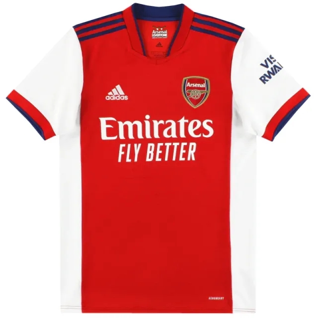 2021-22 Arsenal adidas Home Shirt XS - Arsenal / Excellent / XS