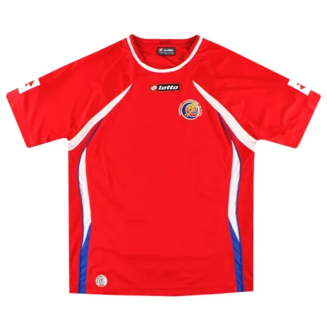 2010-11 Costa Rica Lotto Home Shirt L - North and Central American / Caribbean Zone / Excellent / Small