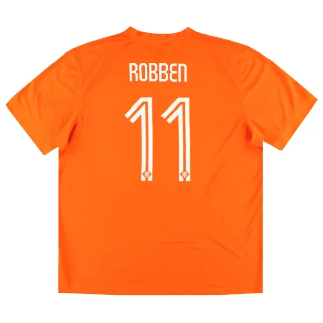 2014-15 Holland Nike Home Shirt Robben #11 XXL - Holland / Excellent / Medium