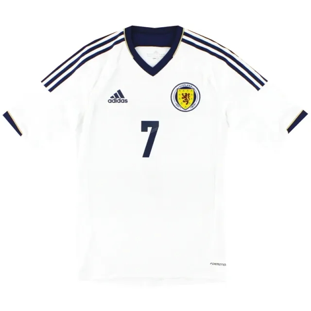 2012-14 Scotland adidas Formotion Player Issue Away Shirt L/S *As New* - Scotland / Small / 20