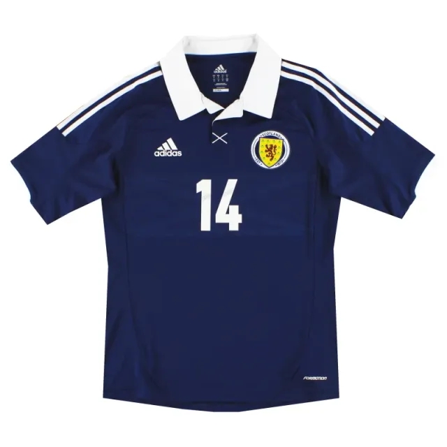 2011-13 Scotland adidas Player Issue Home Shirt L/S *As New* - Scotland / Large / 4