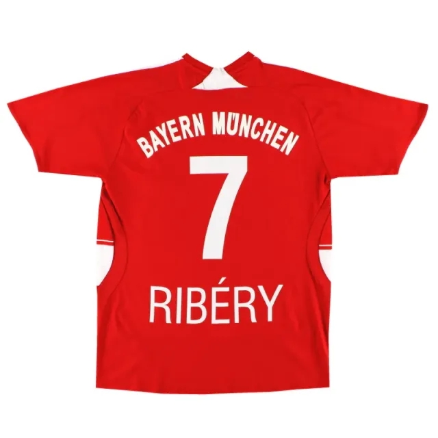2007-08 Bayern Munich adidas Home Shirt Ribery #7 L.Boys - Bayern Munich / Excellent / Large Boys