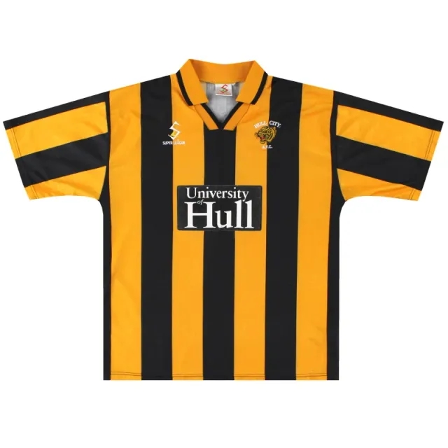 1997-98 Hull City Home Shirt *Mint* L - Hull City / Mint / Large
