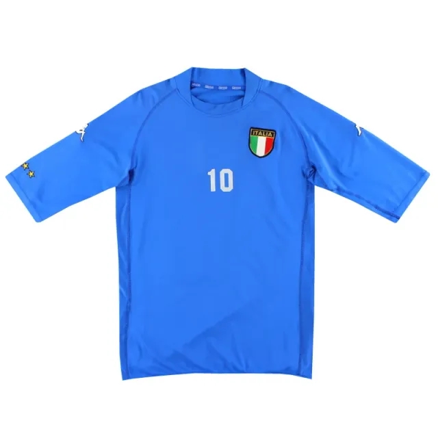 2002 Italy Kappa Home Shirt #10 XL - Italy / Very Good / XL