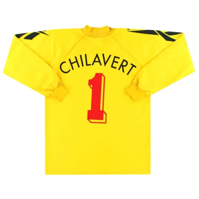 1990s Reebok Goalkeeper Template Shirt Chilavert #1 - Other South American Teams / Very good / Medium