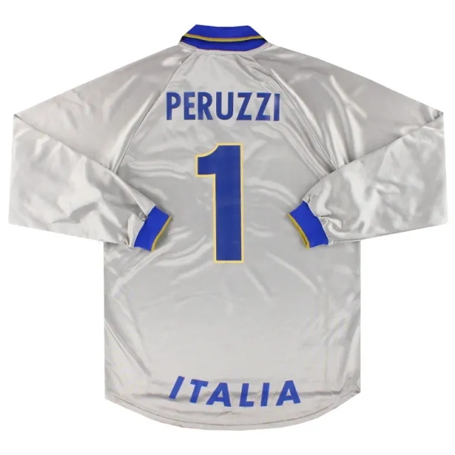 1996-97 Italy Nike Goalkeeper Shirt Peruzzi #1 M - Italy / Excellent / Medium