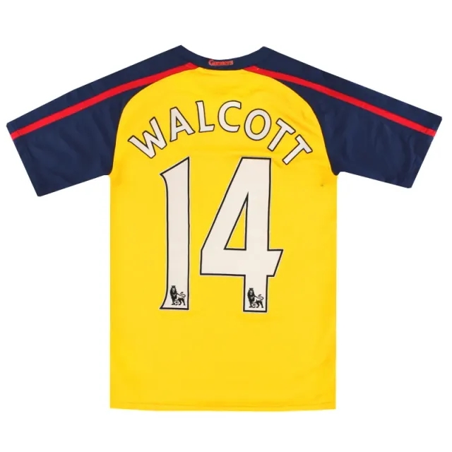 2008-09 Arsenal Nike Away Shirt Walcott #14 M.Boys - Arsenal / Good / Medium Boys